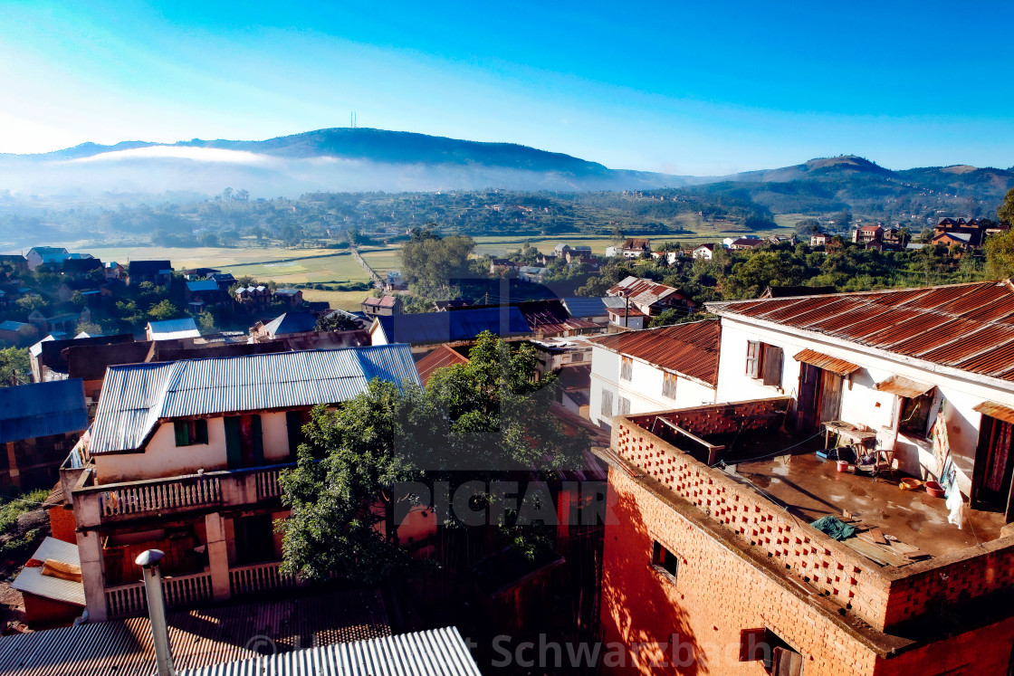 "Landscape at Ambositra" stock image