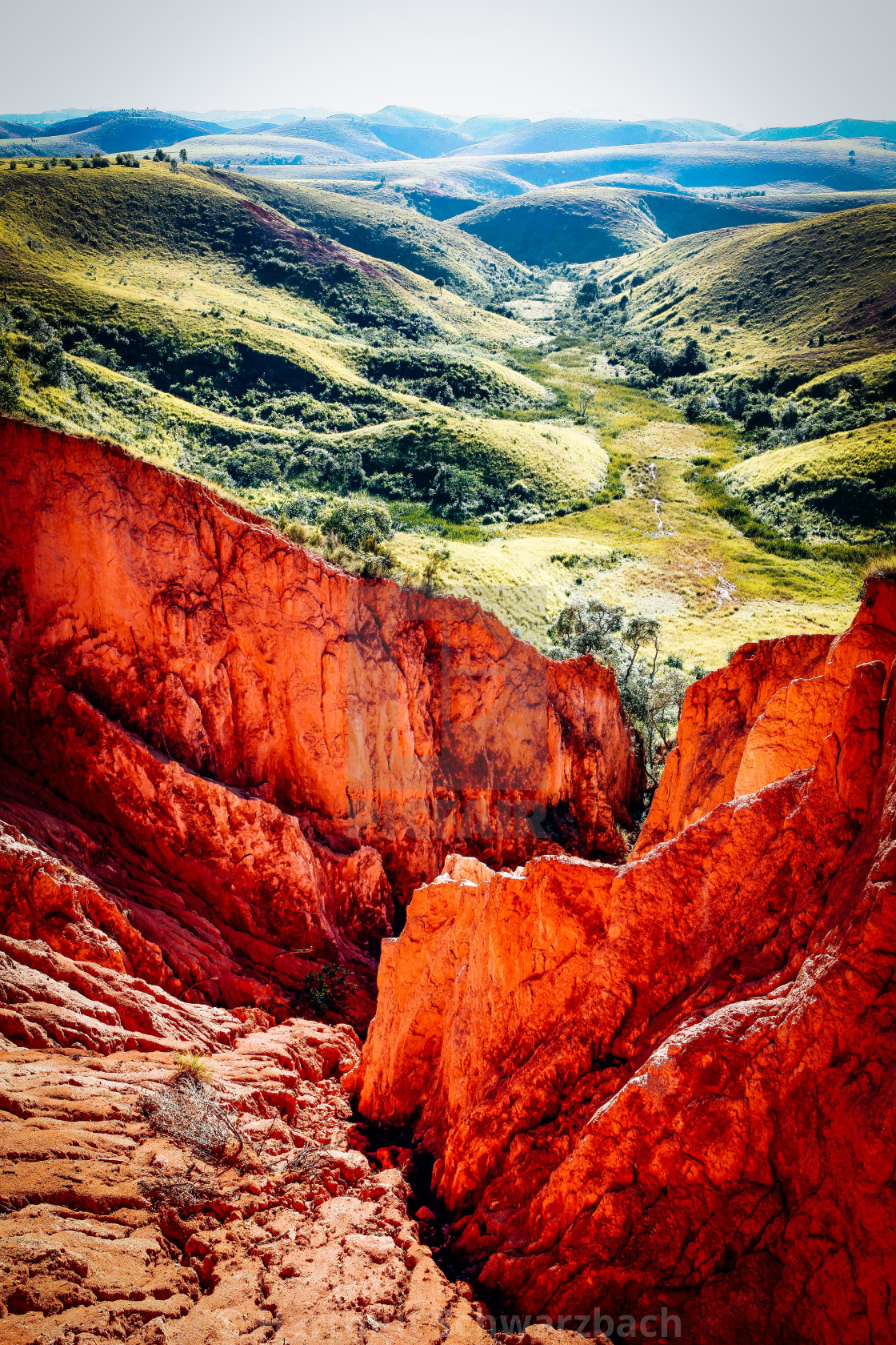 "erosion and destruction of nature" stock image