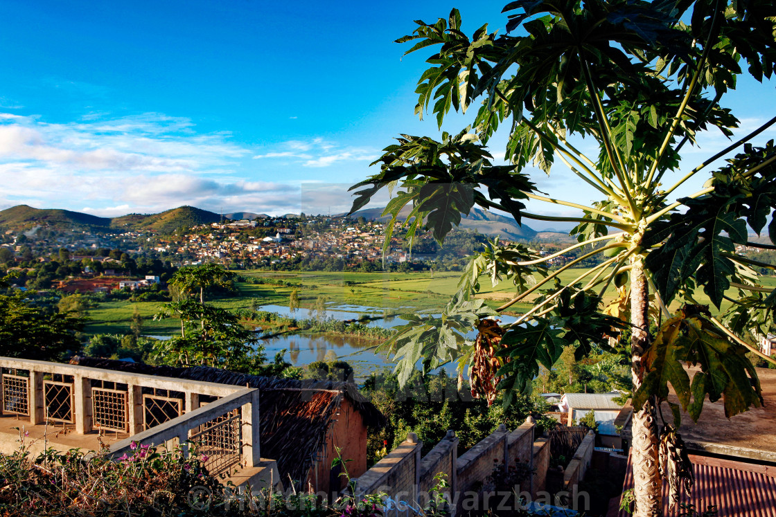 "Blick auf Ambatondrazaka" stock image