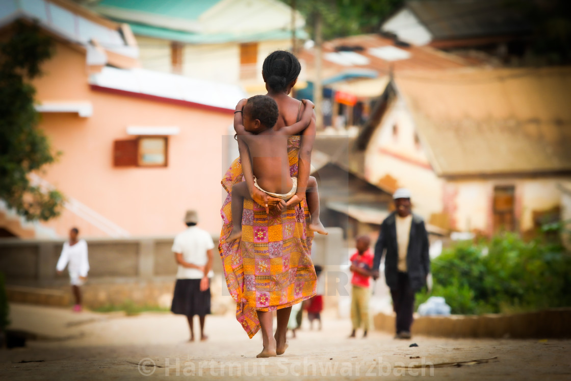 "Madagascar is one of the poorest countries in the world." stock image