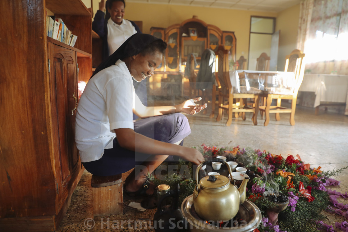 "Traditional Coffee Ceremony" stock image