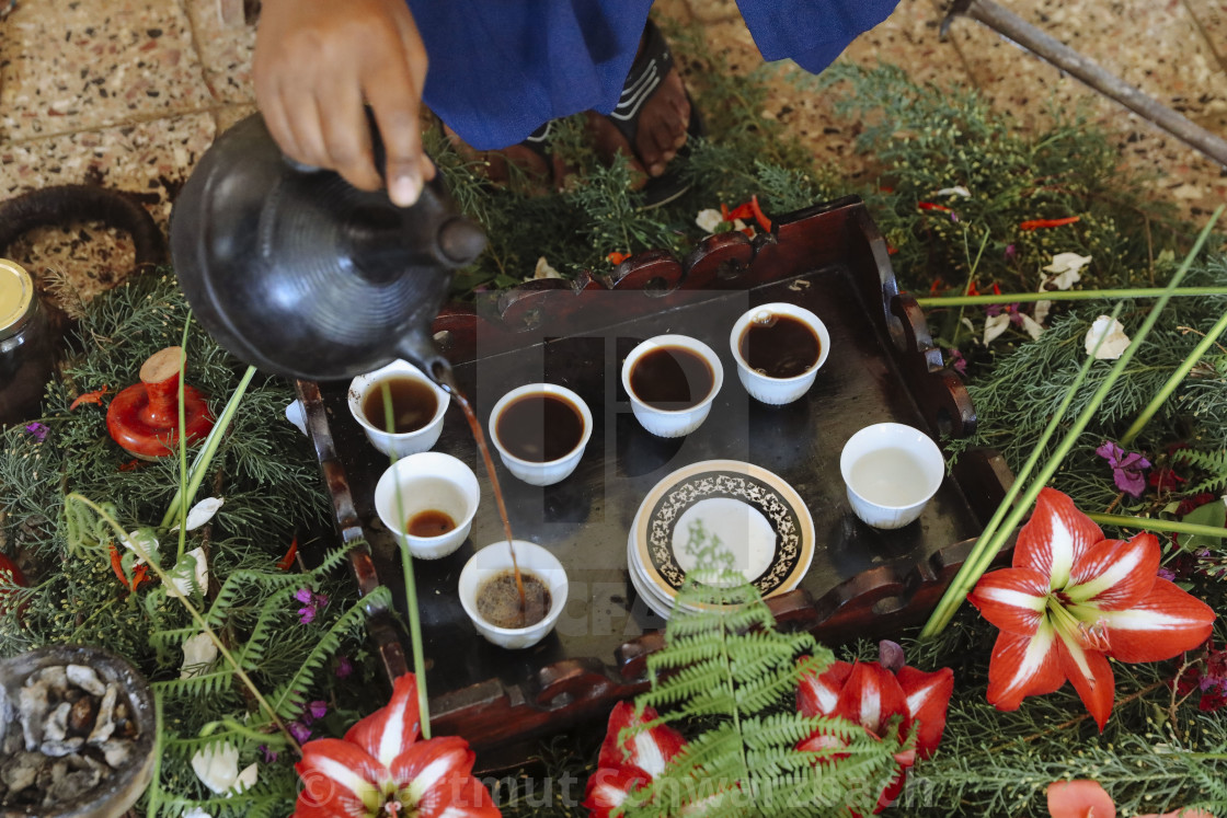 "Traditional Coffee Ceremony" stock image