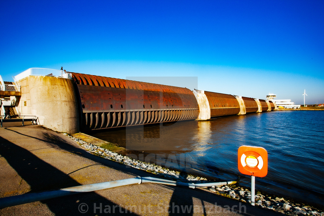 "coastal protection on the north sea" stock image