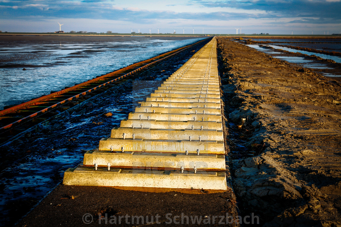 "coastal protection on the north sea" stock image