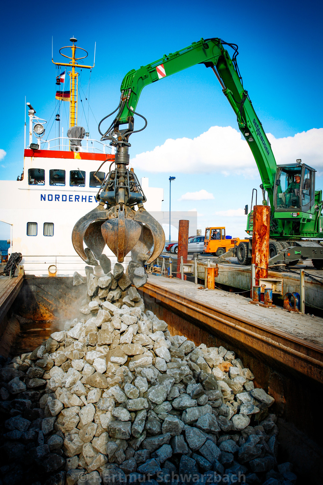 "coastal protection on the north sea" stock image