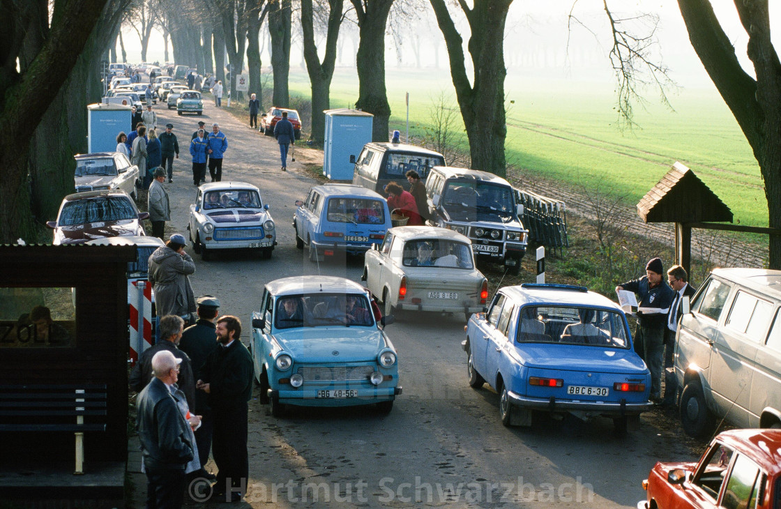 "DDR Grenzöffnung - German Democratic Republic" stock image