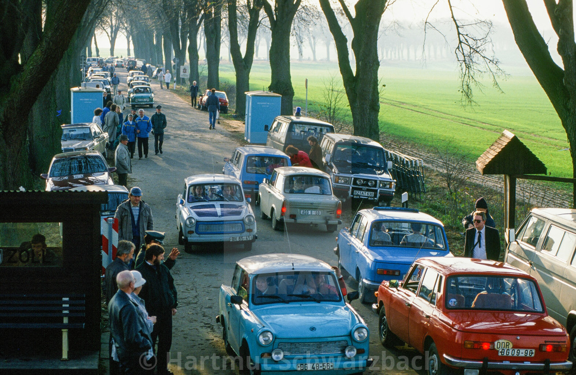 "DDR Grenzöffnung - German Democratic Republic" stock image