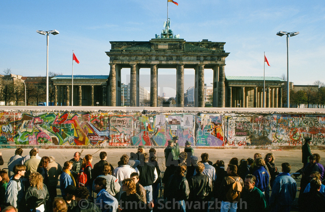 "DDR Berlin Wall - Mauerfall - German Democratic Repbublic" stock image