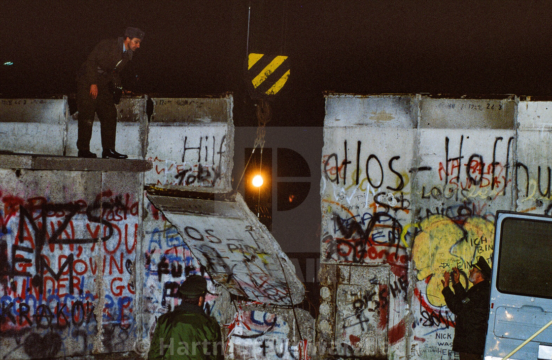 "DDR Berlin Wall - Mauerfall - German Democratic Repbublic" stock image