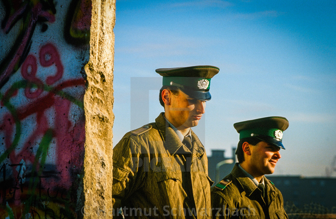 "DDR Mauerfall - German Democratic Republic" stock image