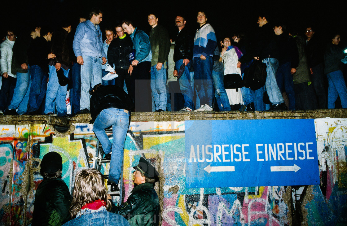 "DDR Berlin Wall - Mauerfall - German Democratic Repbublic" stock image