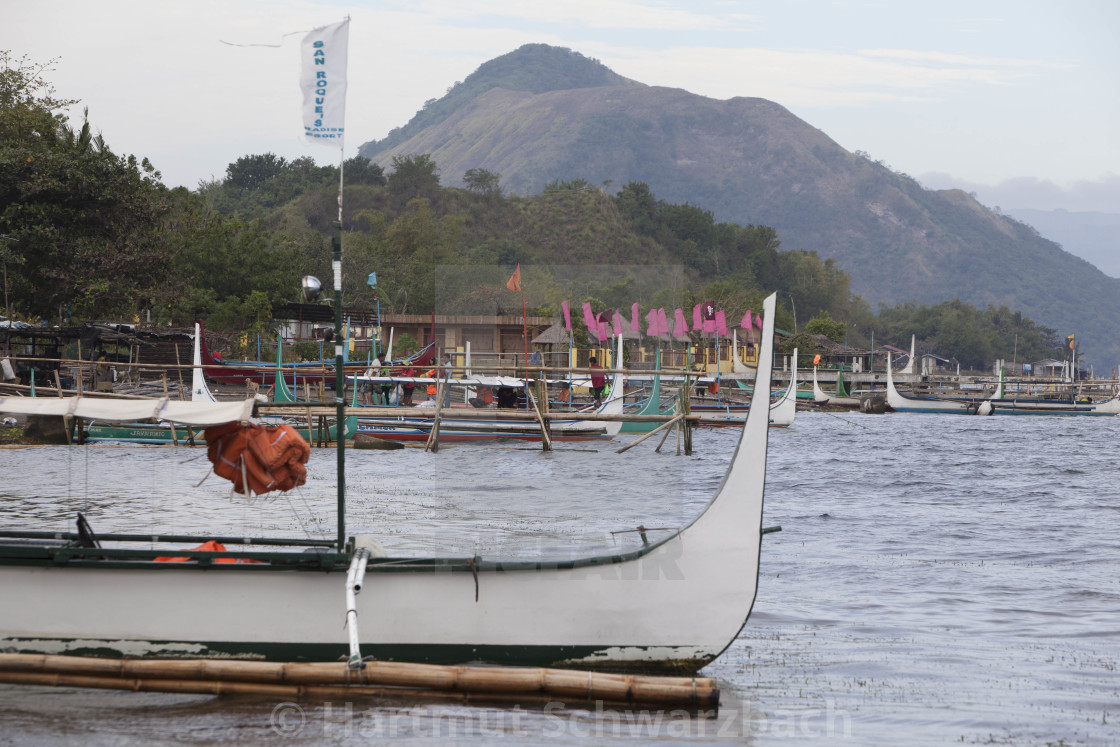 "Taal Volcano Philippines - Taal Vulkan Philippinen" stock image