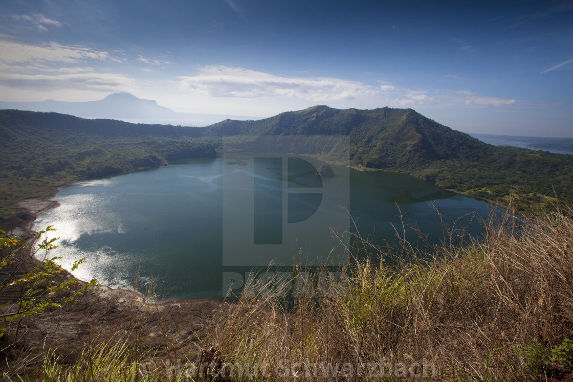 "Taal Volcano Philippines - Taal Vulkan Philippinen" stock image