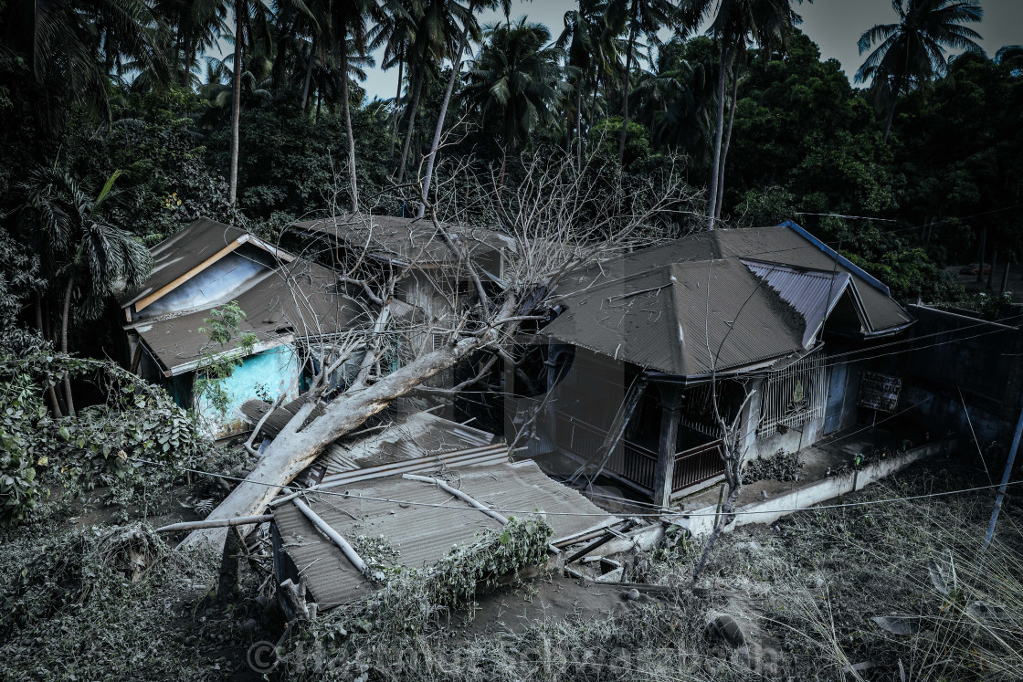 "Taal Volcano Philippines - Taal Vulkan Philippinen" stock image