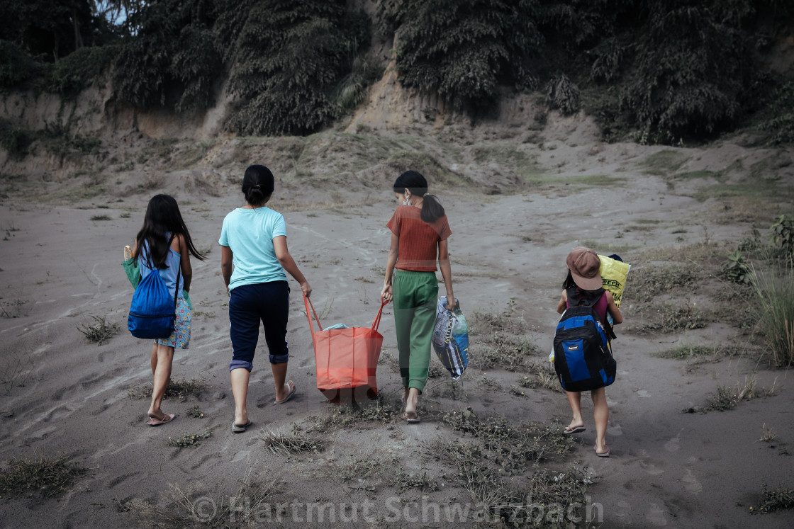 "Taal Volcano Philippines - Taal Vulkan Philippinen" stock image