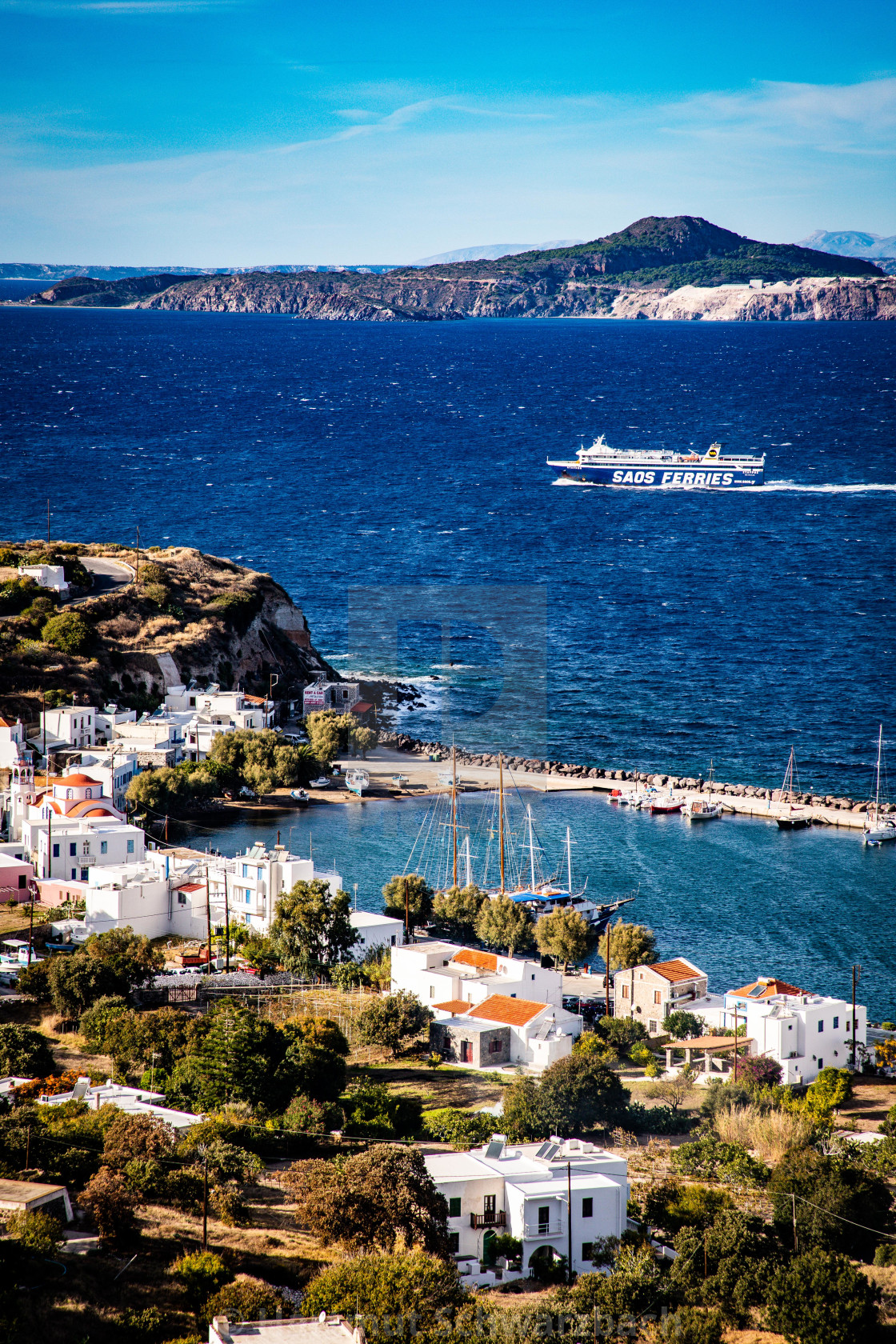 "Nisyros, Insel der Dodekanes" stock image