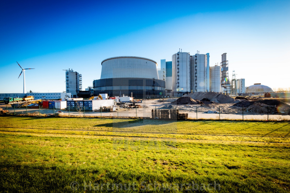 "Vattenfall Heizkraftwerk Moorburg" stock image