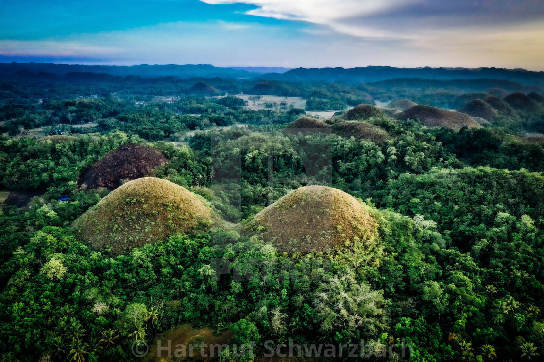 "Chocolate Hills Bohol Philippines" stock image