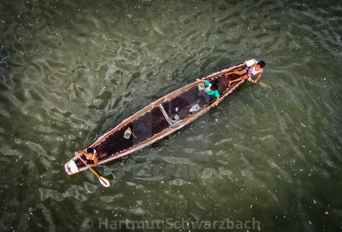 "Sinking Villages near Manila Bay" stock image