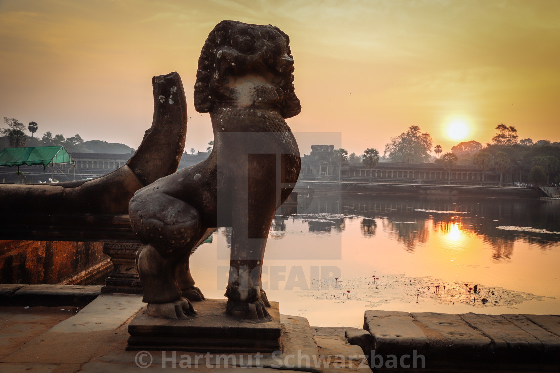 "Angkor Wat Tempelanlage" stock image