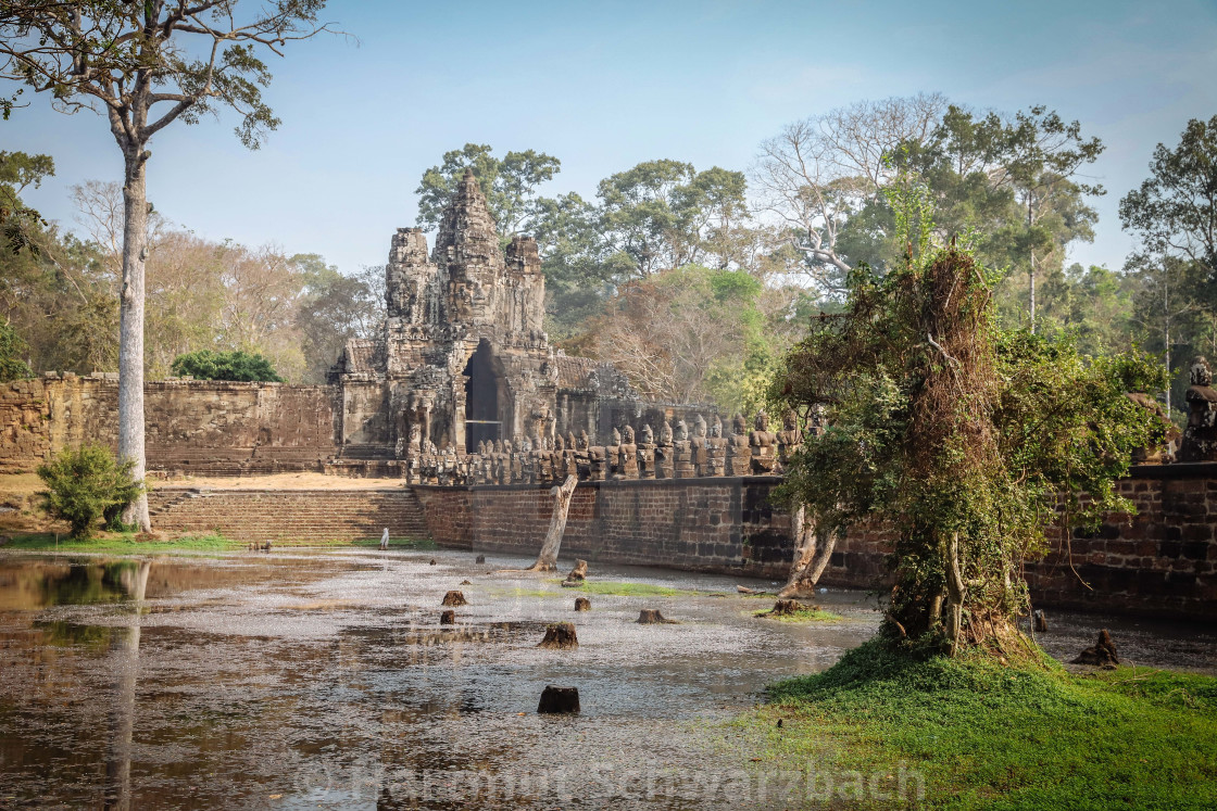 "Angkor Wat Tempelanlage" stock image