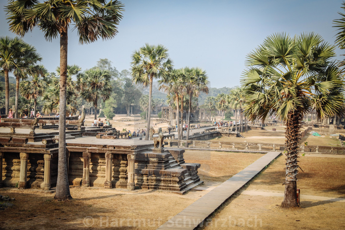 "Angkor Wat Tempelanlage" stock image