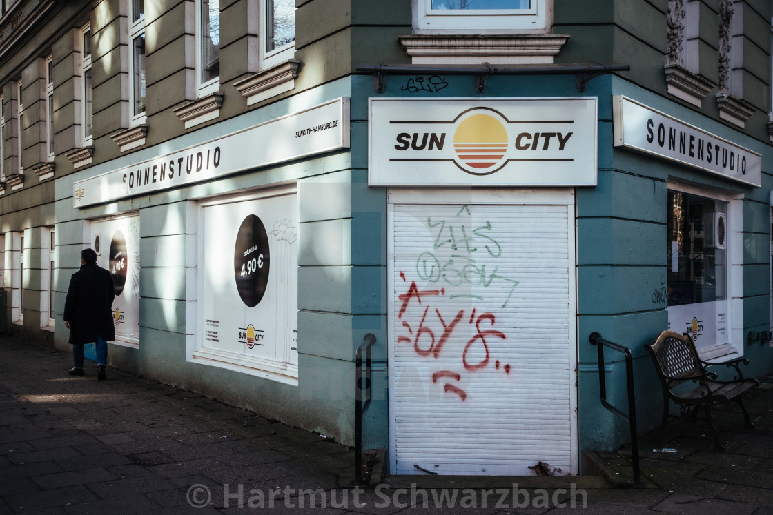 "Ladensterben in der Coronakrise im Stadtteil Eimsbuettel" stock image