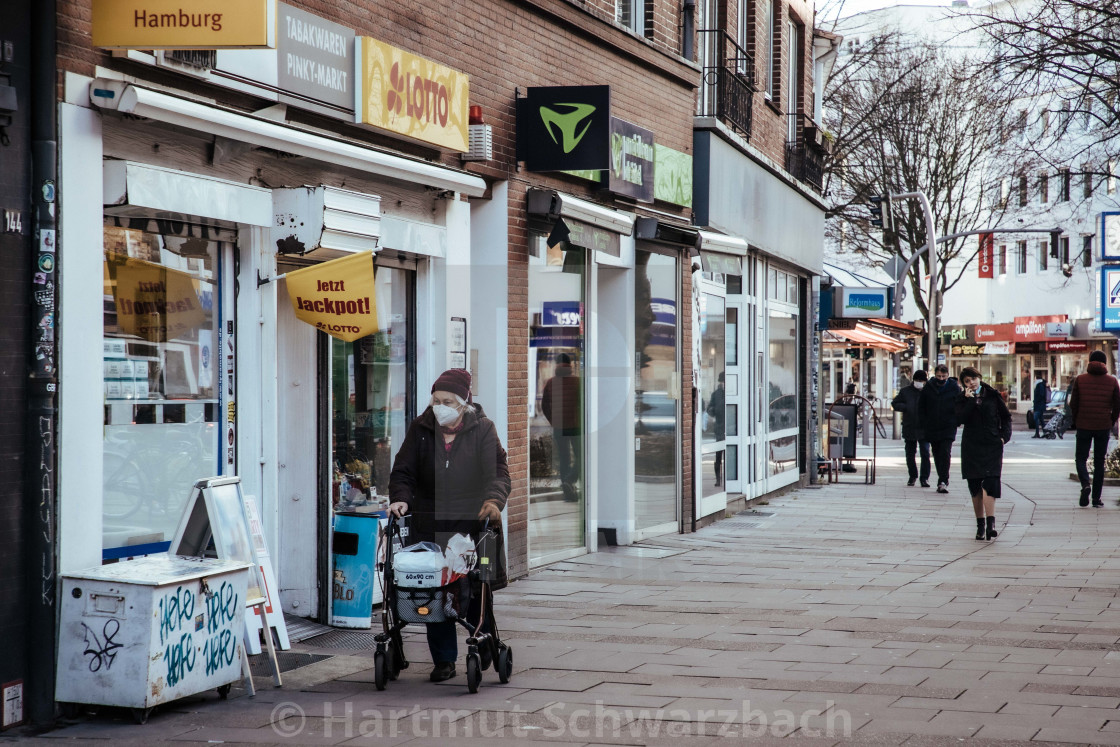 "Ladensterben in der Coronakrise im Stadtteil Eimsbuettel" stock image