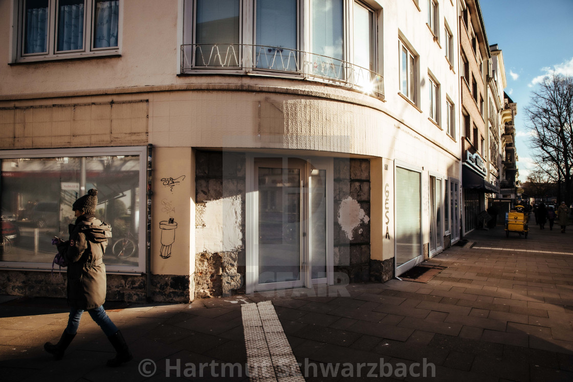 "Ladensterben in der Coronakrise im Stadtteil Eimsbuettel" stock image