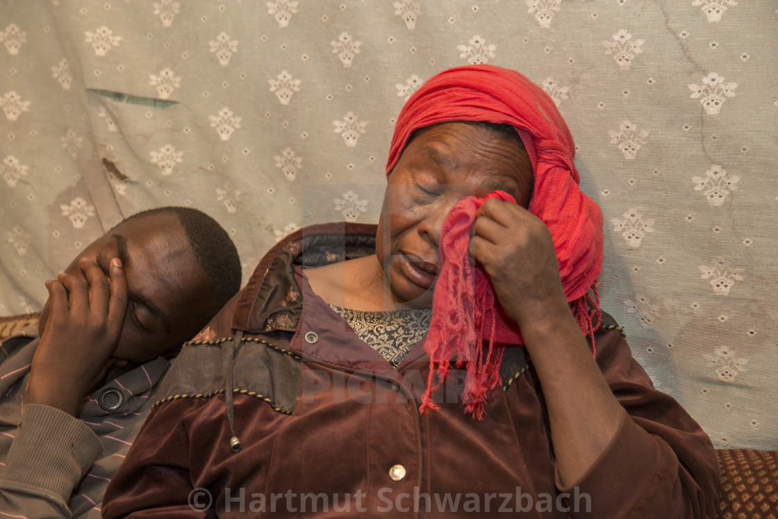 "Kibera Slum Nairobi Kenia" stock image