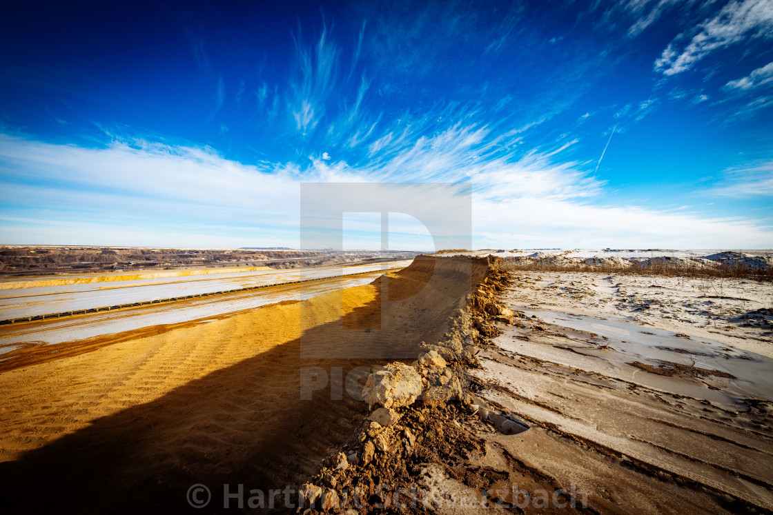 "Coal Power Open Pit Mining Garzweiler" stock image