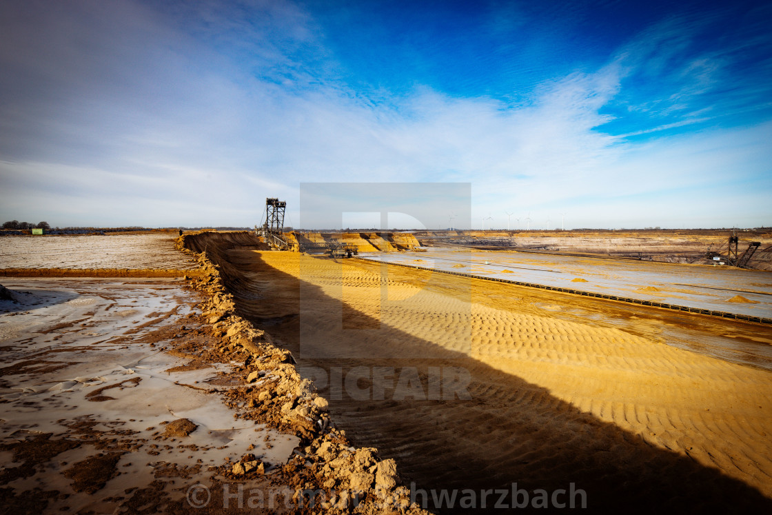 "Coal Power Open Pit Mining Garzweiler" stock image