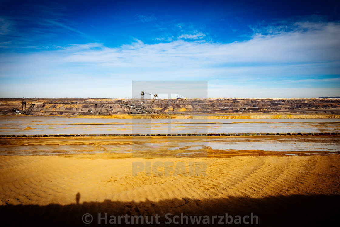 "Coal Power Open Pit Mining Garzweiler" stock image