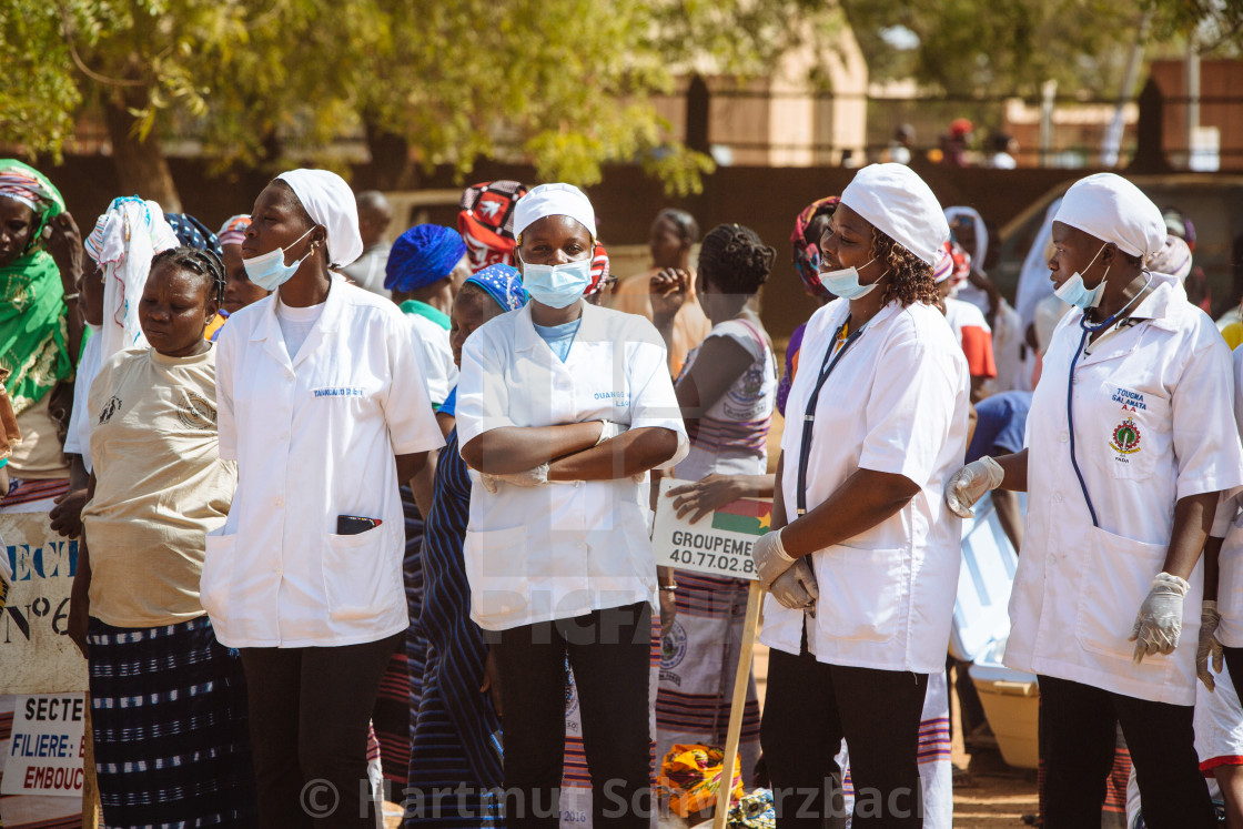 "Nurses in Burkina Faso" stock image