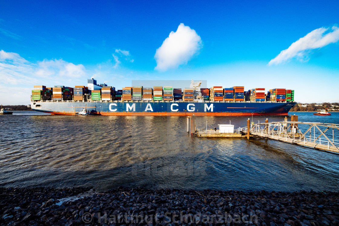 "CMA CGM Alexander von Humboldt" stock image