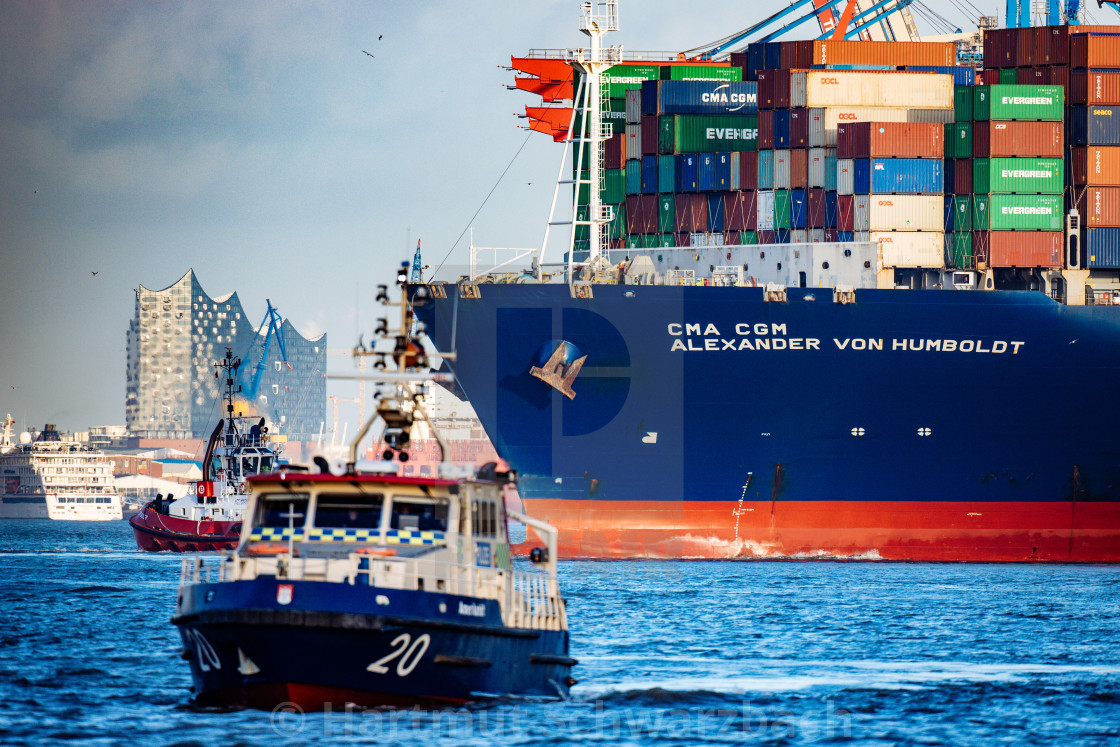 "CMA CGM Alexander von Humboldt" stock image