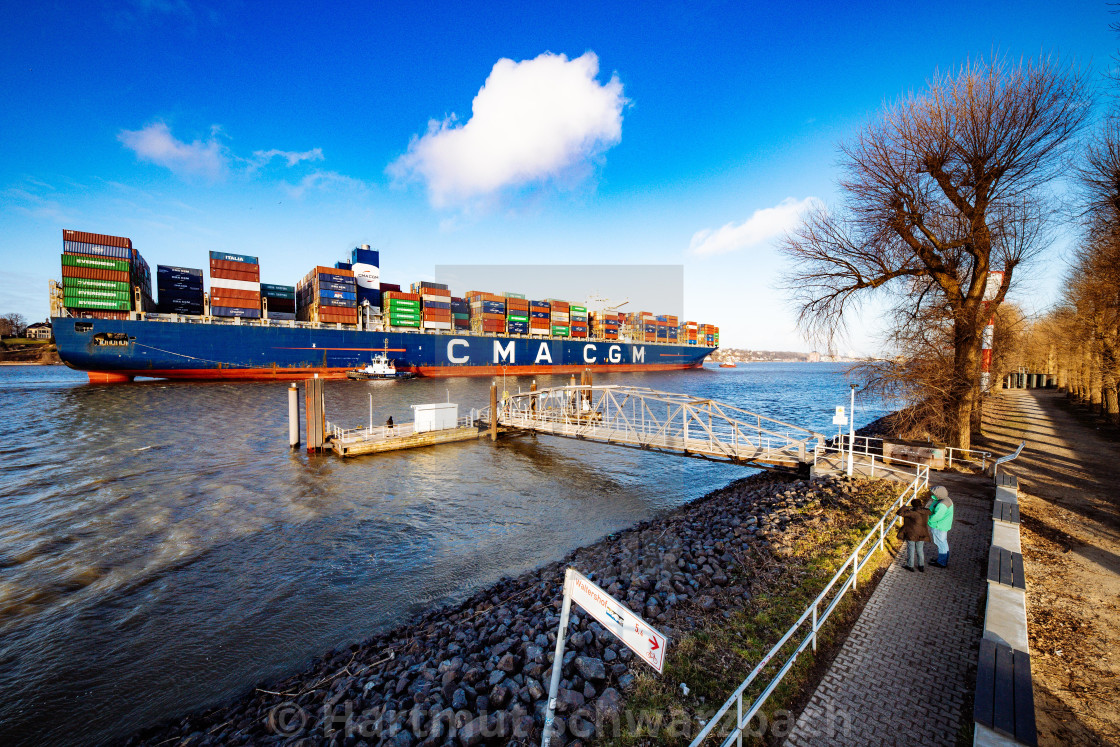 "CMA CGM Alexander von Humboldt" stock image