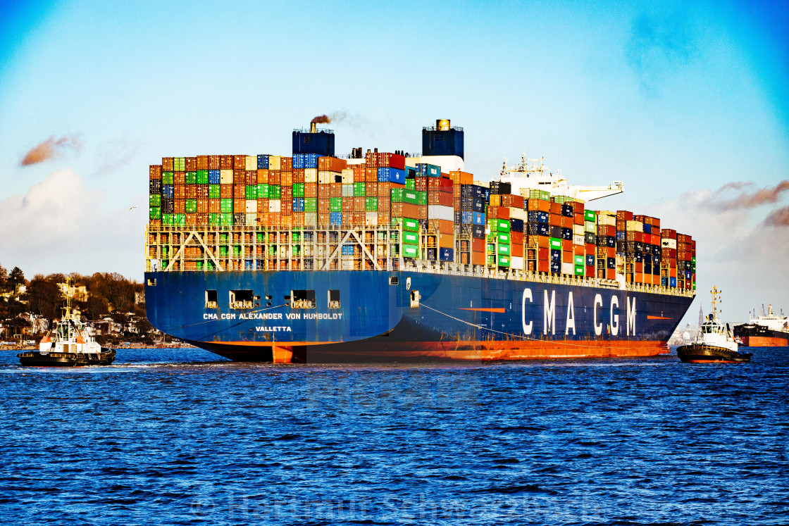 "CMA CGM Alexander von Humboldt" stock image