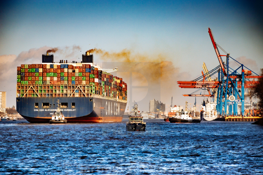 "CMA CGM Alexander von Humboldt" stock image