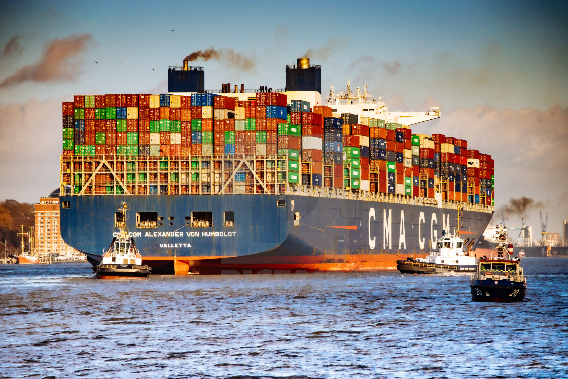 "CMA CGM Alexander von Humboldt" stock image