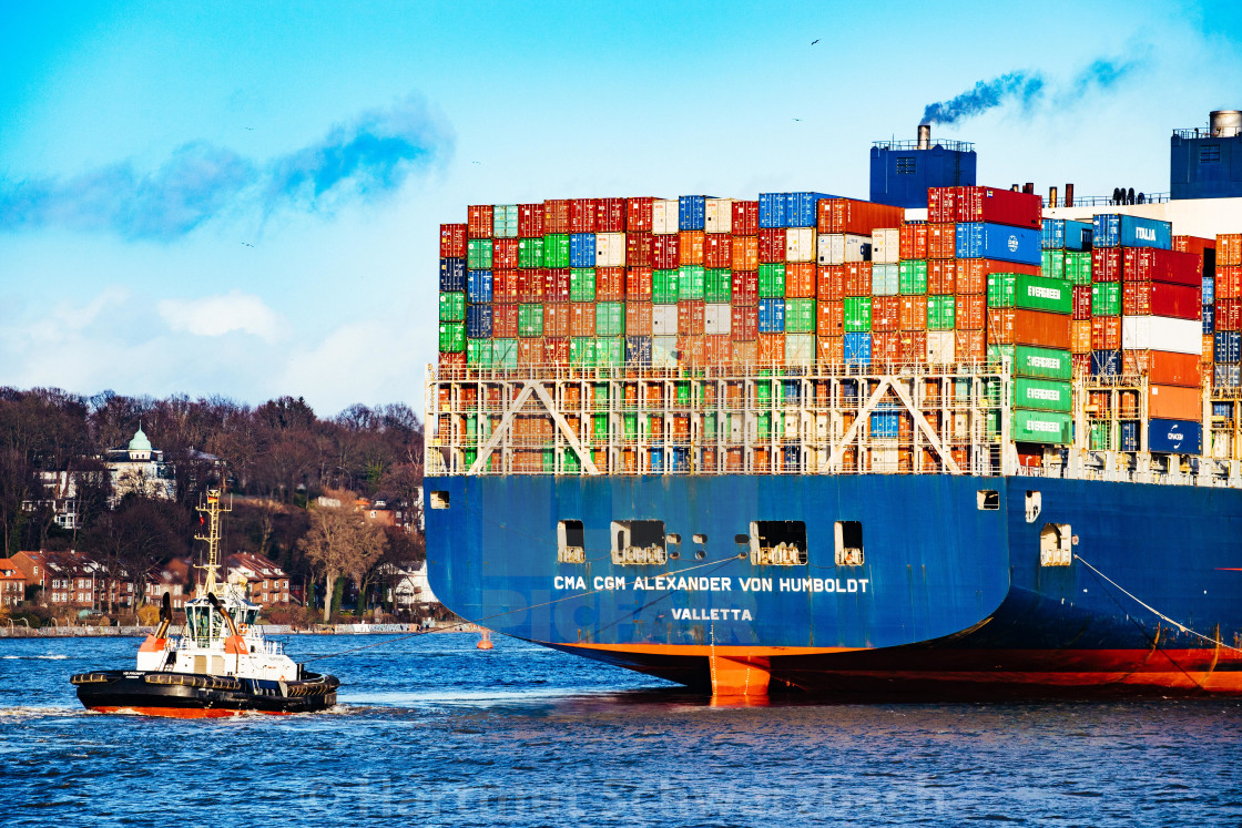 "CMA CGM Alexander von Humboldt" stock image