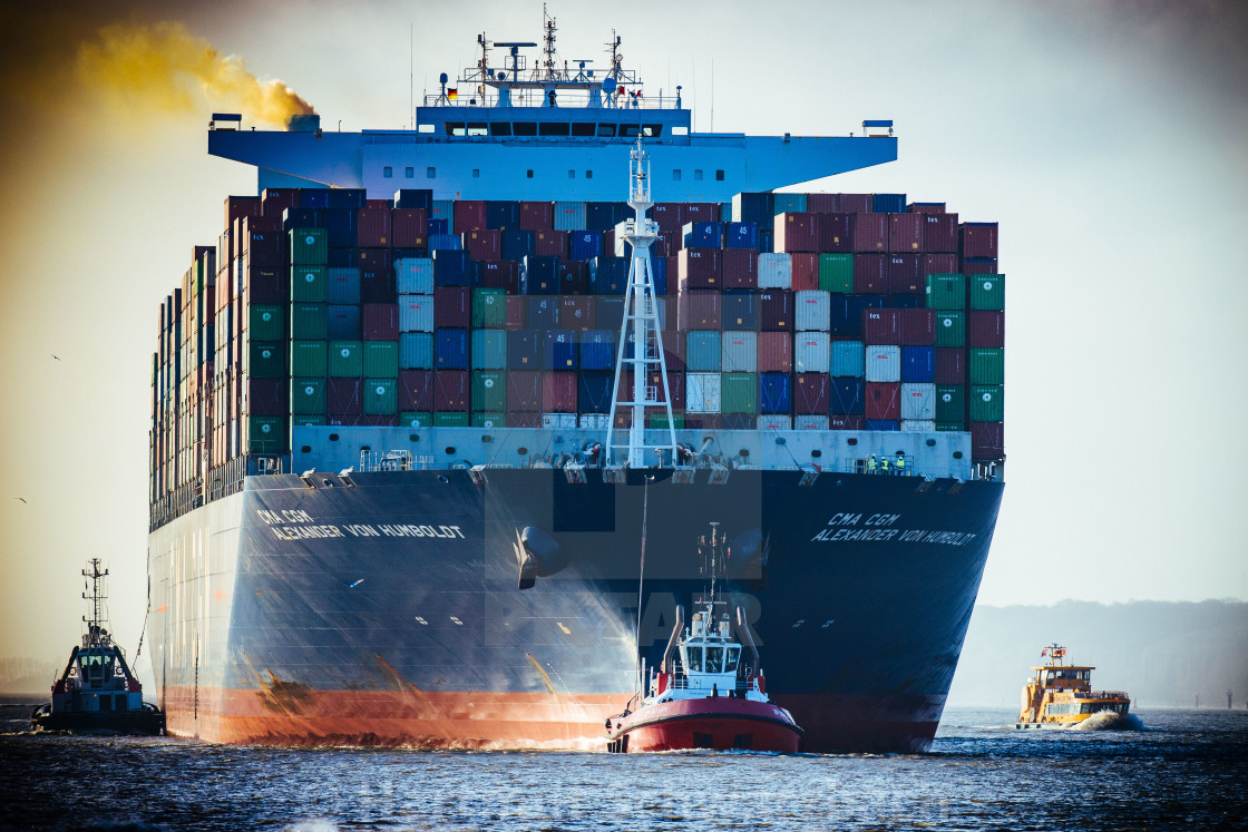 "CMA CGM Alexander von Humboldt" stock image