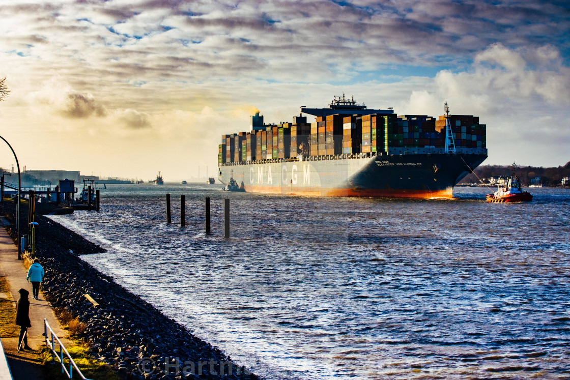 "CMA CGM Alexander von Humboldt" stock image