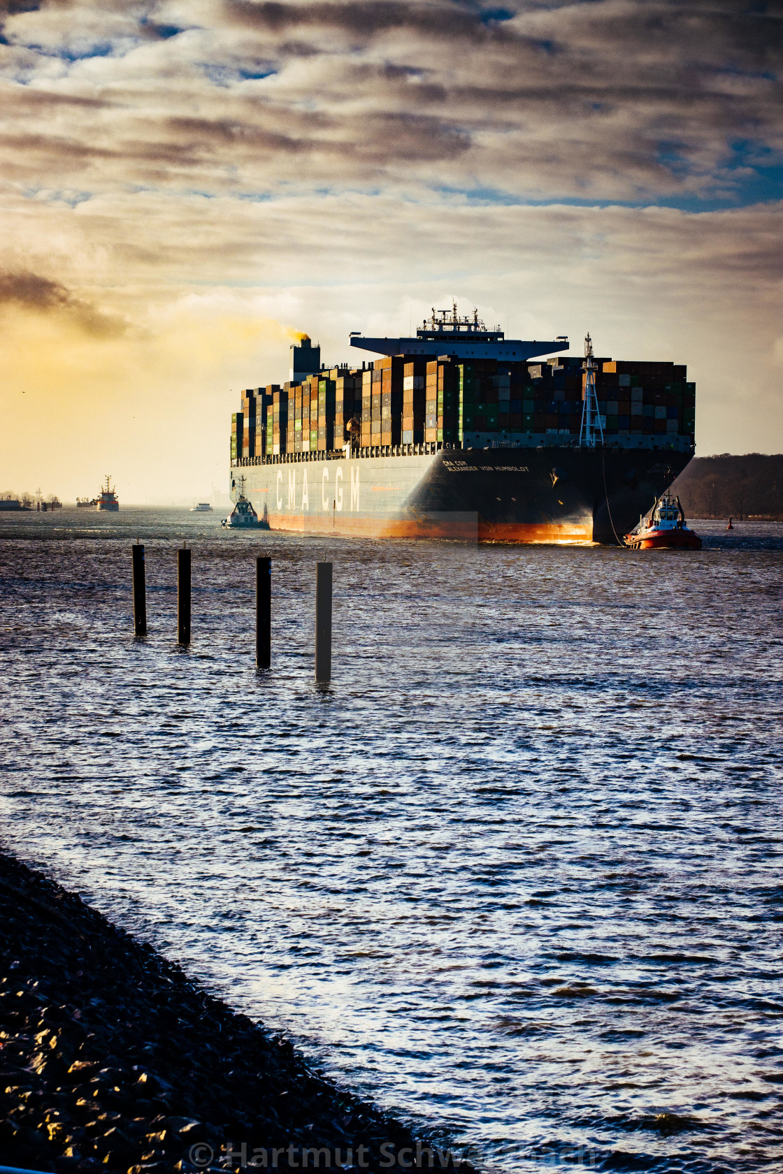 "CMA CGM Alexander von Humboldt" stock image