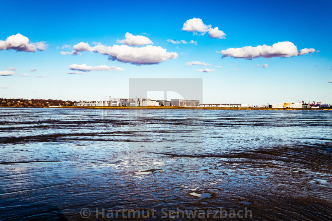 "Airbus Werk in Finkenwerder" stock image