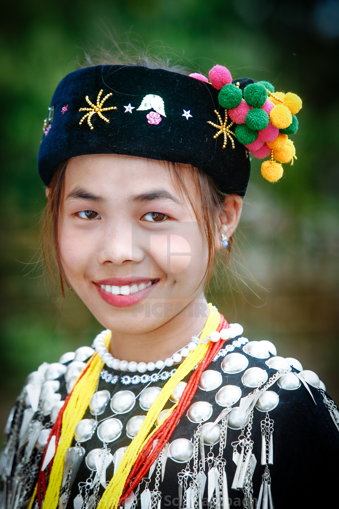 "Catholics in Myanmar - Kachin Village" stock image