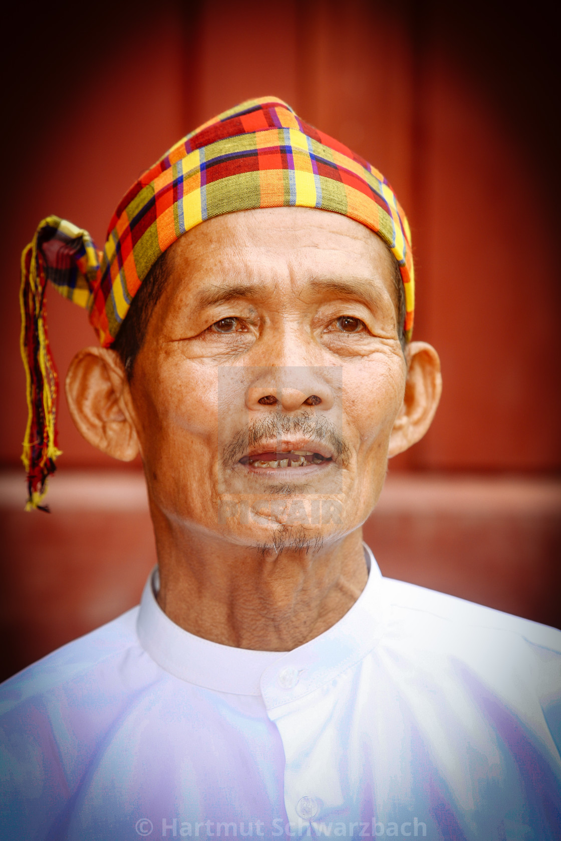 "Catholics in Myanmar - Kachin Village" stock image