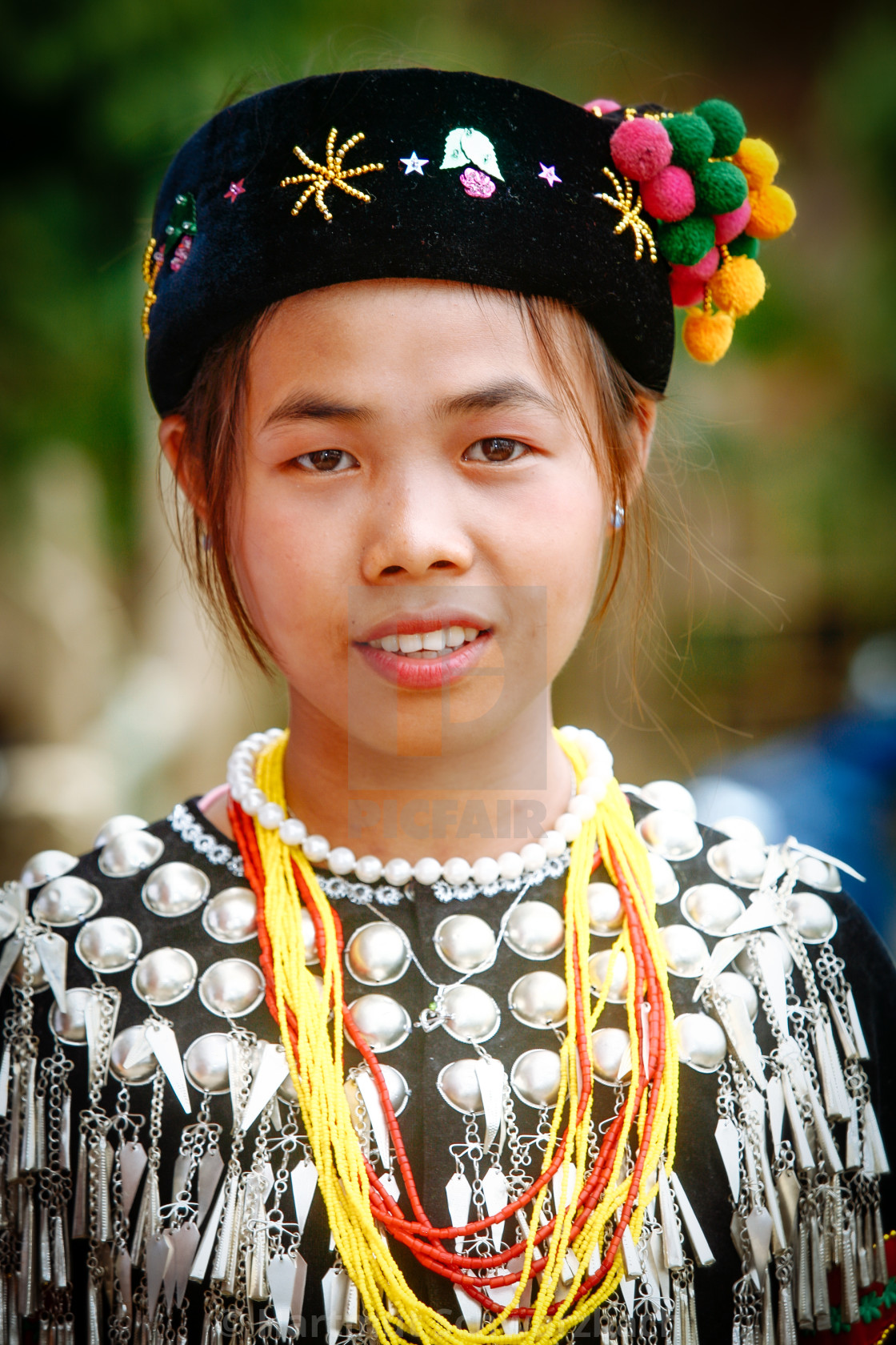 "Catholics in Myanmar - Kachin Village" stock image