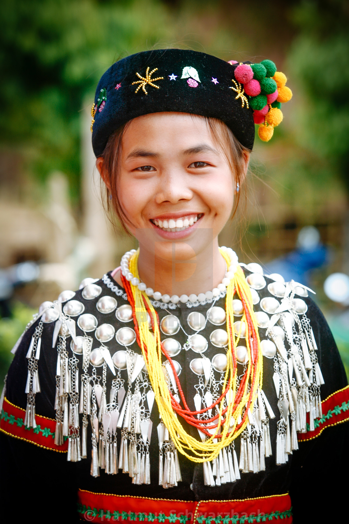 "Catholics in Myanmar - Kachin Village" stock image