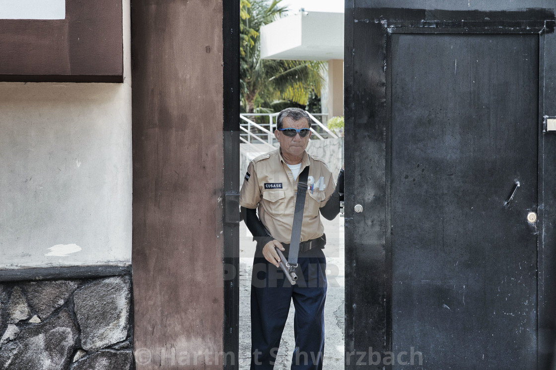 "Fotoessay El Salvador "Land hinter Gittern"" stock image